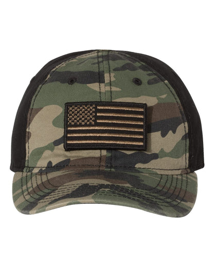 DRI DUCK Tactical Cap 3353 #color_Green Camo/ Black