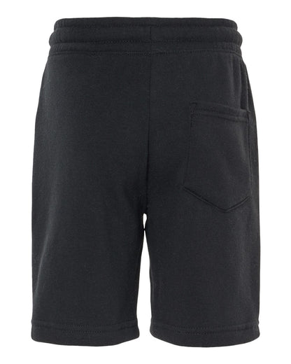 Independent Trading Co. Youth Lightweight Special Blend Fleece Shorts PRM16SRT #color_Black