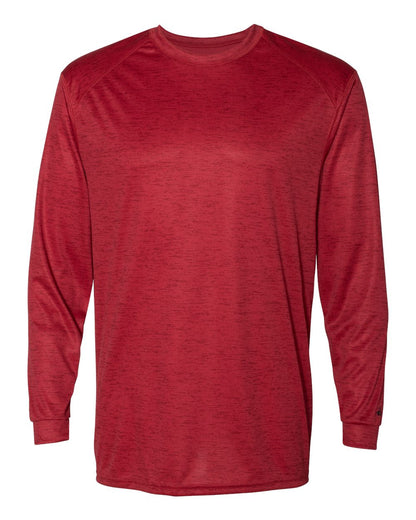 Badger Tonal Blend Long Sleeve T-Shirt 4174 #color_Red Tonal Blend