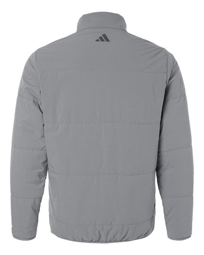 Adidas Men's Ultimate365 Arctic Quarter-Zip Jacket A2016 #color_Grey Three