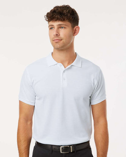 AllPro Men's Pique Polo 62800 #colormdl_White