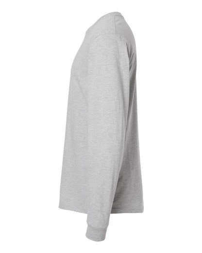 Tultex Heavyweight Jersey Long Sleeve T-Shirt 291 #color_Heather Grey