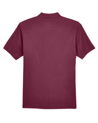 Devon & Jones Men's Pima Piqué Polo D100 #color_Burgundy