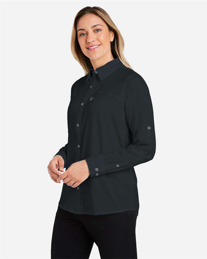 HUK Women's Tide Point Long Sleeve Shirt H615006 #colormdl_Black
