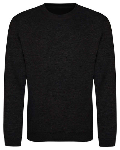 AWDis Unisex College Crewneck Sweatshirt JHA030 #color_Black Smoke