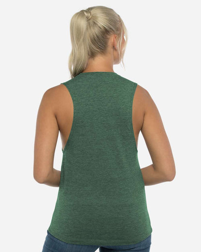 Next Level Women’s Festival Muscle Tank 5013 #colormdl_Royal Pine