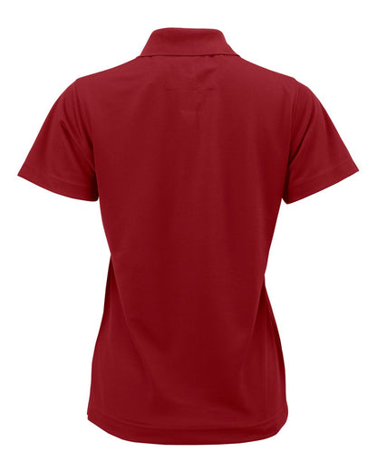 Paragon Women's Saratoga Performance Mini Mesh Polo 104 #color_Cardinal