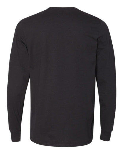 Russell Athletic Unisex Dri Power® CVC Performance Long Sleeve T-Shirt 64LTTM #color_Black