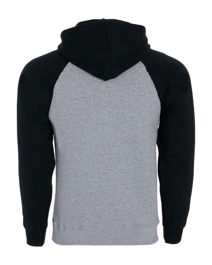 Holloway Men's Athletic Fleece Banner Hooded Sweatshirt 229179 #color_Athletic Heather/ Black