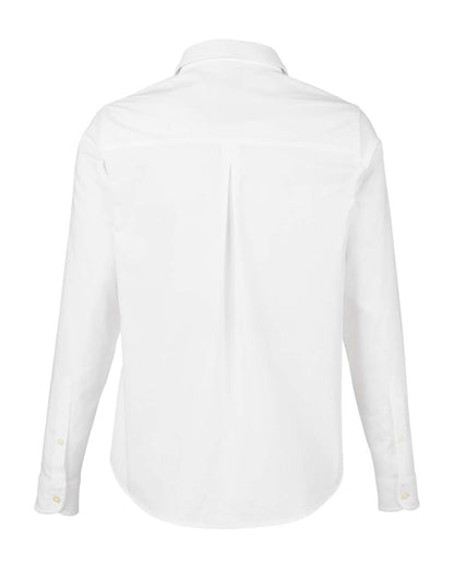 Devon & Jones Women's CrownLux Performance® Spencer Poplin Dress Shirt DG505W #color_White