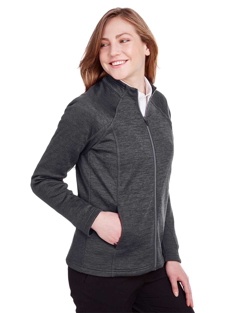 #colormdl_Black Heather/ Carbon