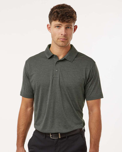 AllPro Men's Pro-Lock Performance Mélange Polo 4HM00 #colormdl_Charcoal Melange