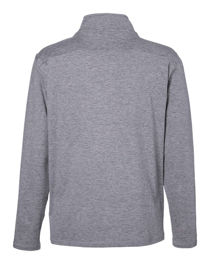 Glyder Men's Fairway Marbled Jersey Quarter-Zip Pullover MDP1772 #color_Ash Grey Marble