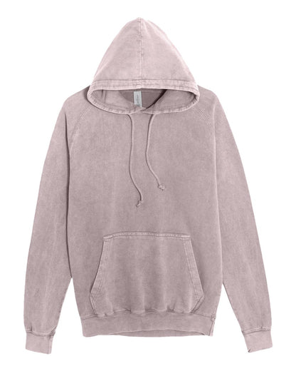 Lane Seven Unisex Vintage Raglan Hooded Sweatshirt LST004 #color_Vintage Zinc