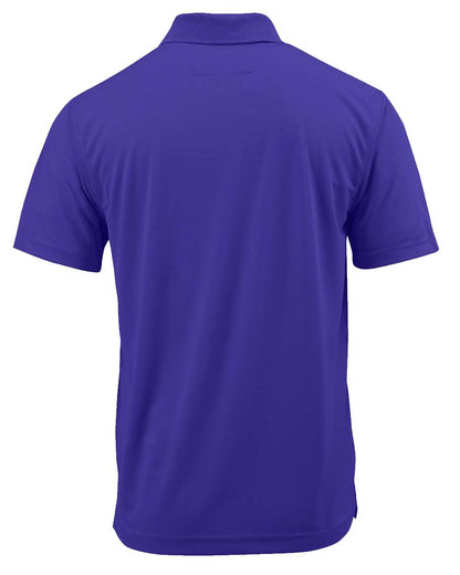 Paragon Men's Saratoga Performance Mini Mesh Polo 100 #color_Purple