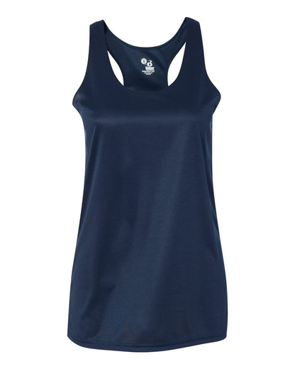 Badger Women’s B-Core Racerback Tank Top 4166 #color_Navy