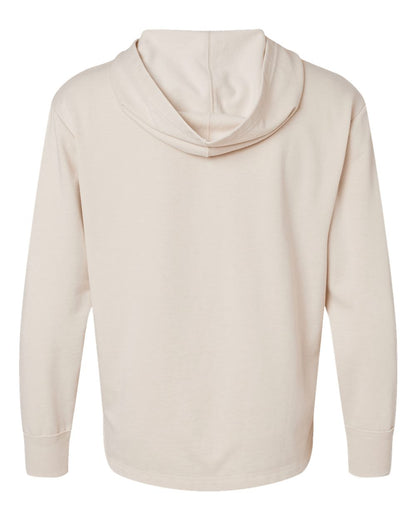 LAT Unisex Vintage Wash Fleece Hoodie Sweatshirt 6936 #color_Washed Natural