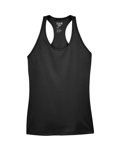 Team 365 Women's Zone Performance Racerback Tank TT11WRC #color_Black