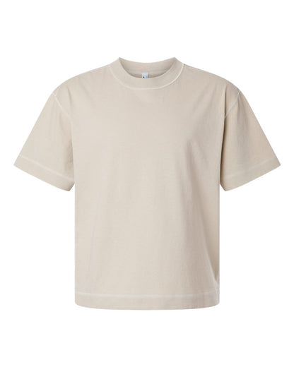 American Apparel Unisex Heavyweight Cotton Mid-Length Tee 13ML0 #color_Bone