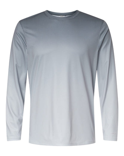Paragon Unisex Barbados Performance Pin Dot Long Sleeve T-Shirt 225 #color_Black/ Light Charcoal