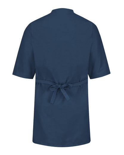 Red Kap Men's Collarless Butcher Wrap WP10 #color_Navy