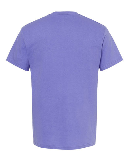M&O Men's Gold Soft Touch T-Shirt 4800 #color_Violet