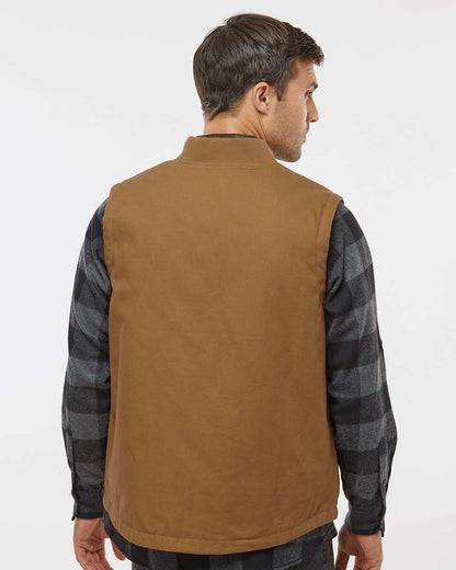 Independent Trading Co. Insulated Canvas Workwear Vest EXP560V #colormdl_Saddle