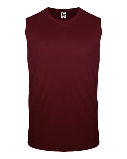 C2 Sport Youth Sleeveless T-Shirt 5230 #color_Maroon