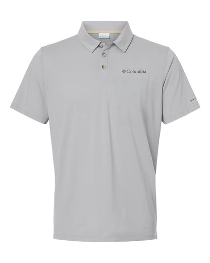 Columbia Men's Tech Trail™ Utility Polo 211856 #color_Columbia Grey