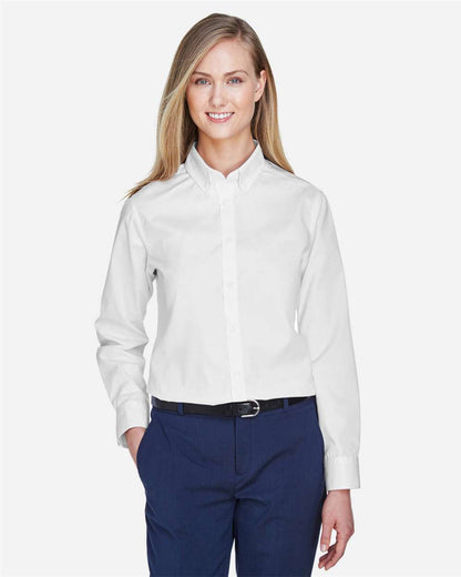 CORE365 Women's Operate Twill Shirt 78193 #colormdl_White