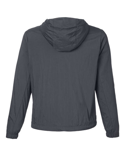 North End Women's Aura Lightweight Packable Anorak NE810W #color_Carbon/ Black