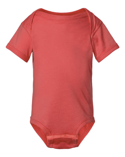 Rabbit Skins Infant Fine Jersey Bodysuit 4424 #color_Passionfruit