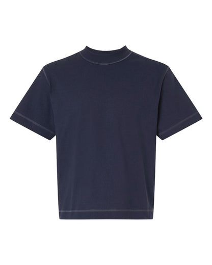American Apparel Unisex Heavyweight Cotton Mid-Length Tee 13ML0 #color_Navy