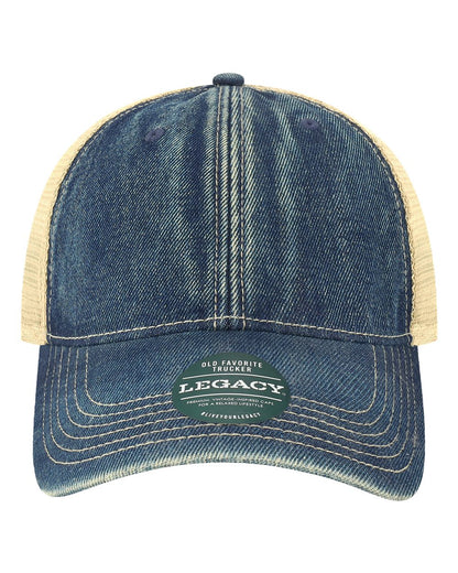LEGACY Old Favorite Trucker Cap OFA #color_Blue Denim/ Khaki