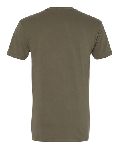 Next Level Sueded V-Neck T-Shirt 6440 #color_Military Green