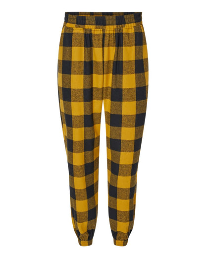 Burnside Flannel Jogger 8810 #color_Gold/ Black