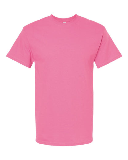 M&O Men's Gold Soft Touch T-Shirt 4800 #color_Azalea