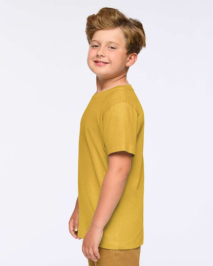 LAT Youth Fine Jersey Tee 6101 #colormdl_Mustard
