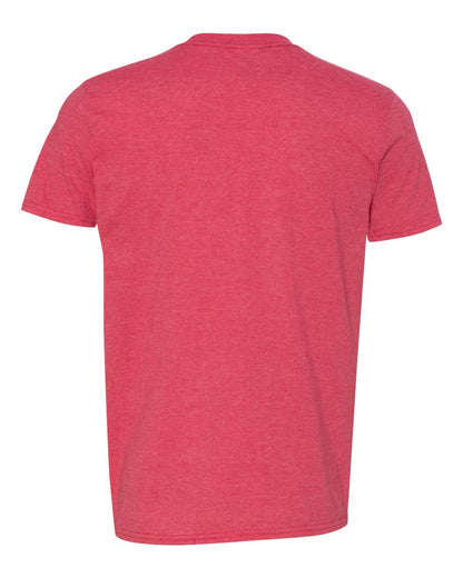 Gildan Unisex Softstyle® T-Shirt 64000 #color_Heather Red