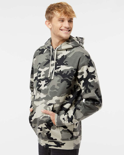 Independent Trading Co. Heavyweight Hooded Sweatshirt IND4000 #colormdl_Snow Camo