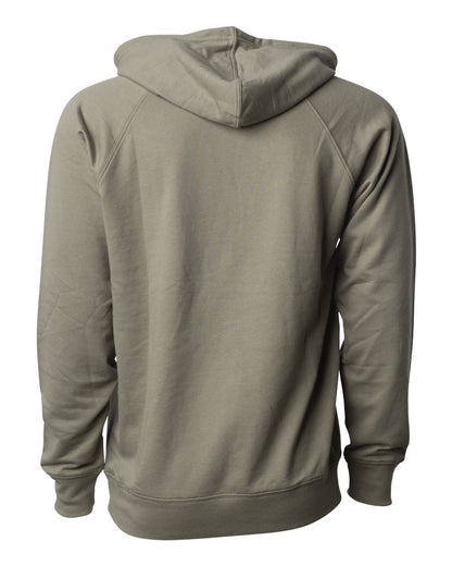 Independent Trading Co. Icon Lightweight Loopback Terry Hooded Sweatshirt SS1000 #color_Olive