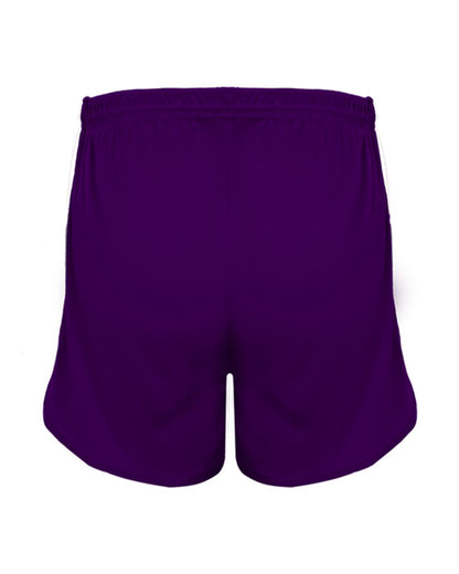 Alleson Athletic Youth Stride Shorts 2273 #color_Purple/ White