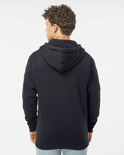 Independent Trading Co. Unisex Heavyweight Full-Zip Hooded Sweatshirt IND4000Z #colormdl_Black