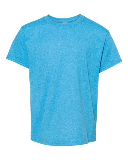Gildan Youth Heavy Cotton™ T-Shirt 5000B #color_Heather Sapphire