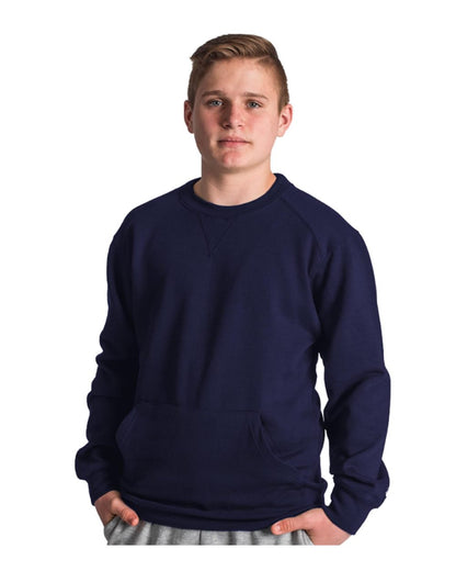 Badger Pocket Sweatshirt 1252 #color_Navy