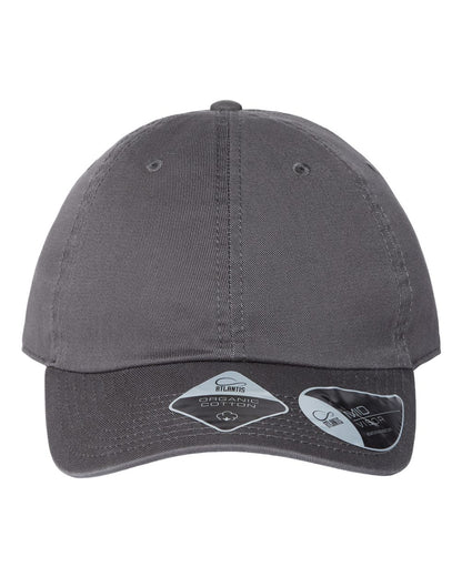 Atlantis Headwear Sustainable Dad Hat FRASER #color_Dark Grey