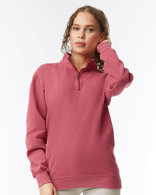 Comfort Colors Unisex Garment-Dyed Quarter-Zip Sweatshirt 1580