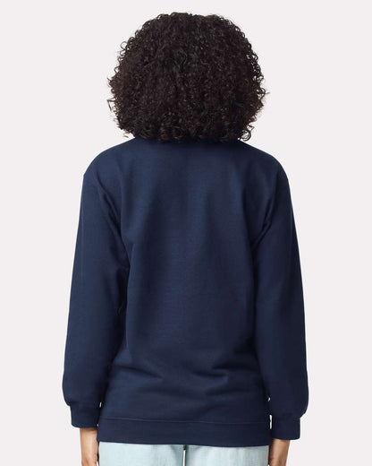 Gildan Unisex Softstyle® Midweight 1/4 Zip Sweatshirt SF008 #colormdl_Navy