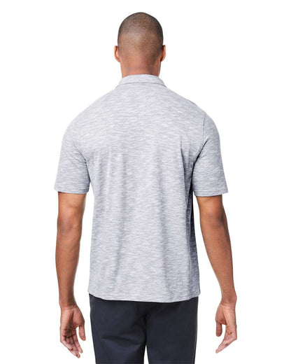 North End Men's Eclipse Jacquard Polo NE115 #colormdl_Platinum Heather