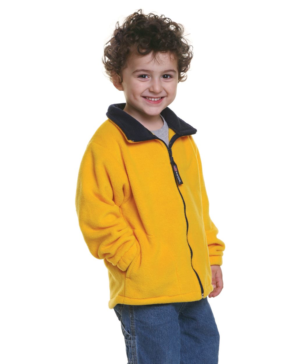 Bayside Youth USA-Made Full-Zip Fleece Jacket 1115